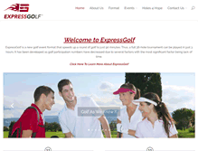 Tablet Screenshot of express-golf.com